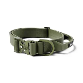 1.5" (4cm) Light Combat Collar with handle - Khaki Two Tone