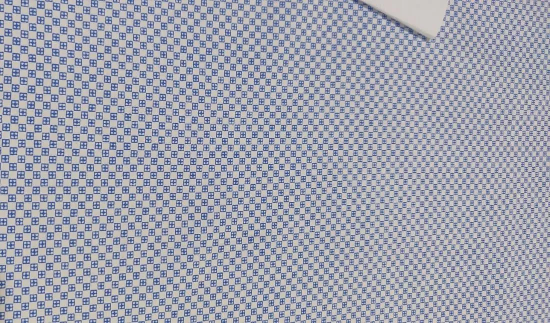 50% cotton x 50% bamboo yarn fabric printed width 147 cm