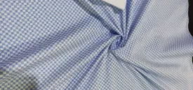 50% cotton x 50% bamboo yarn fabric printed width 147 cm