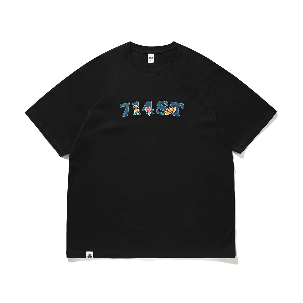714STREET ロゴエンブロイダリーTシャツ 714ST082