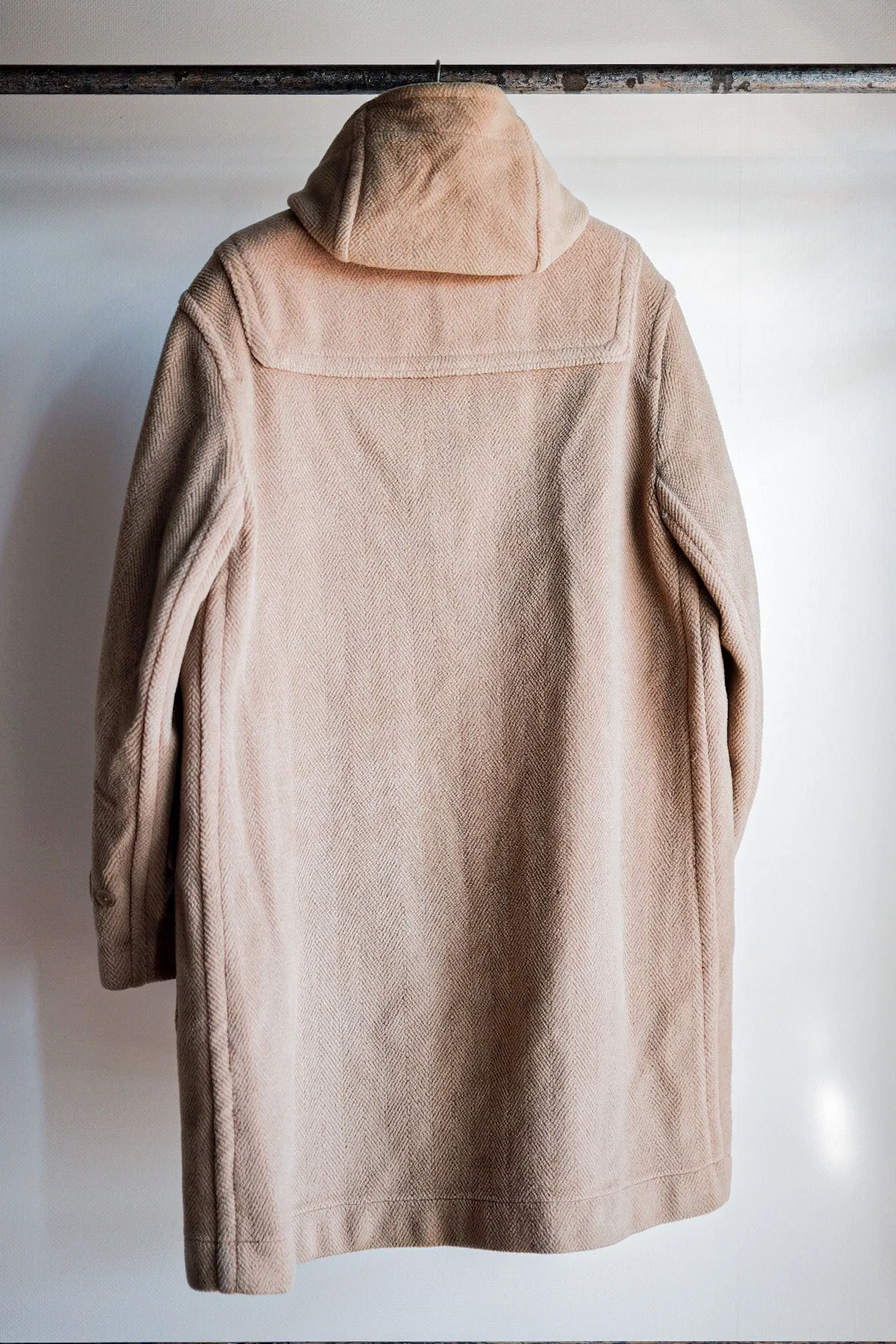 【~80's】Old England Wool Duffle Coat Made by INVERTERE "Moorbrook"