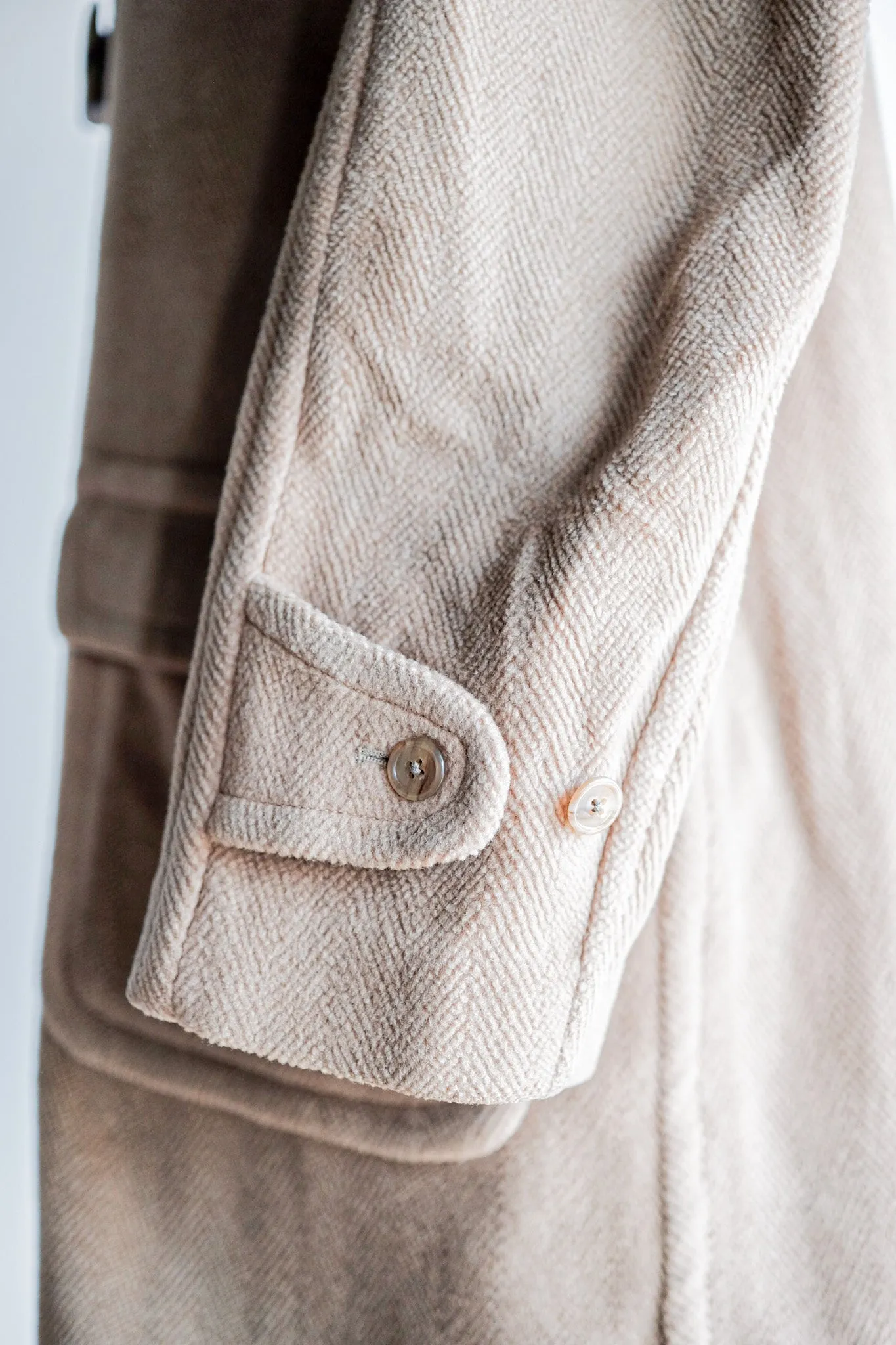 【~80's】Old England Wool Duffle Coat Made by INVERTERE "Moorbrook"