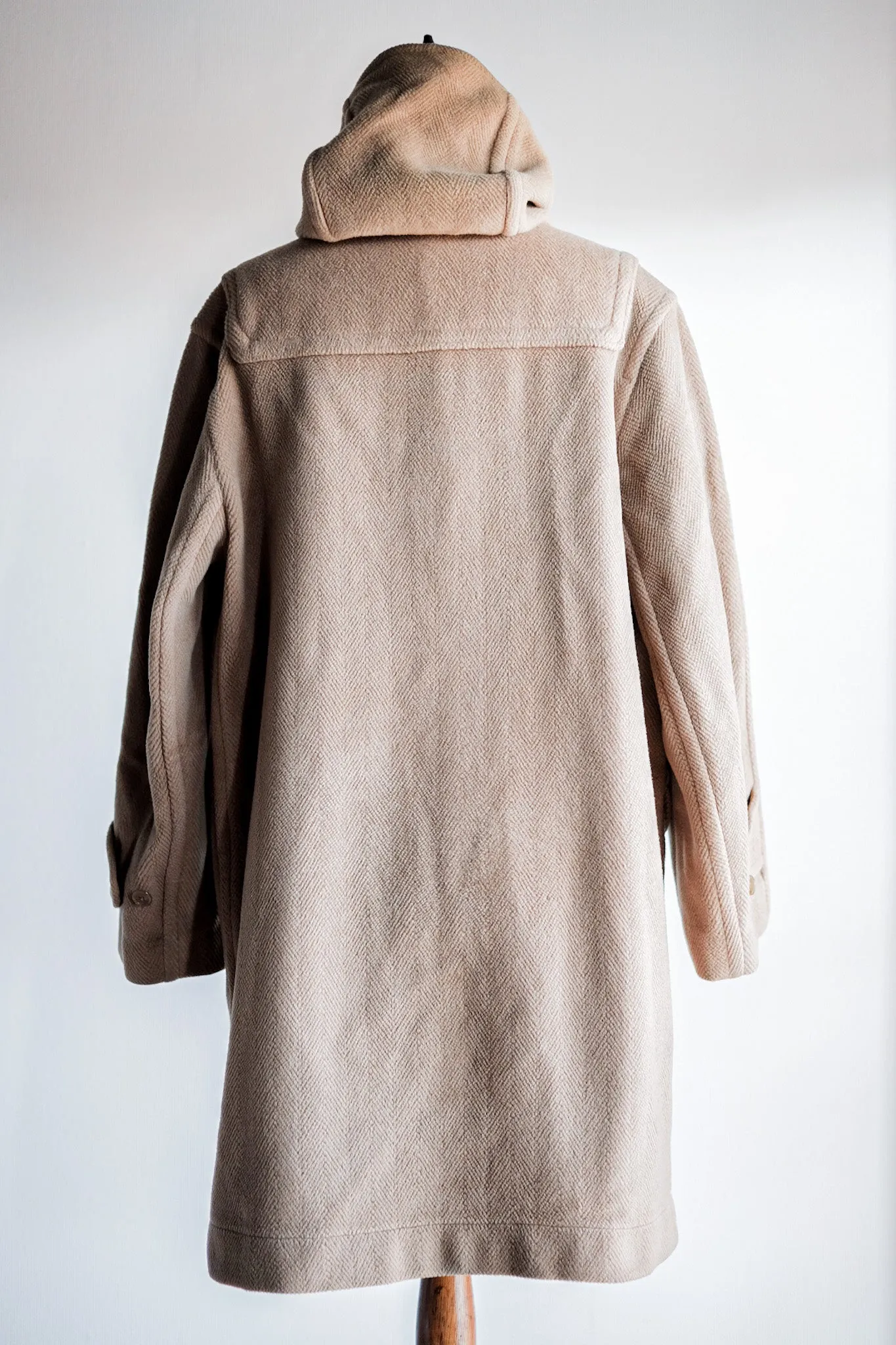 【~80's】Old England Wool Duffle Coat Made by INVERTERE "Moorbrook"