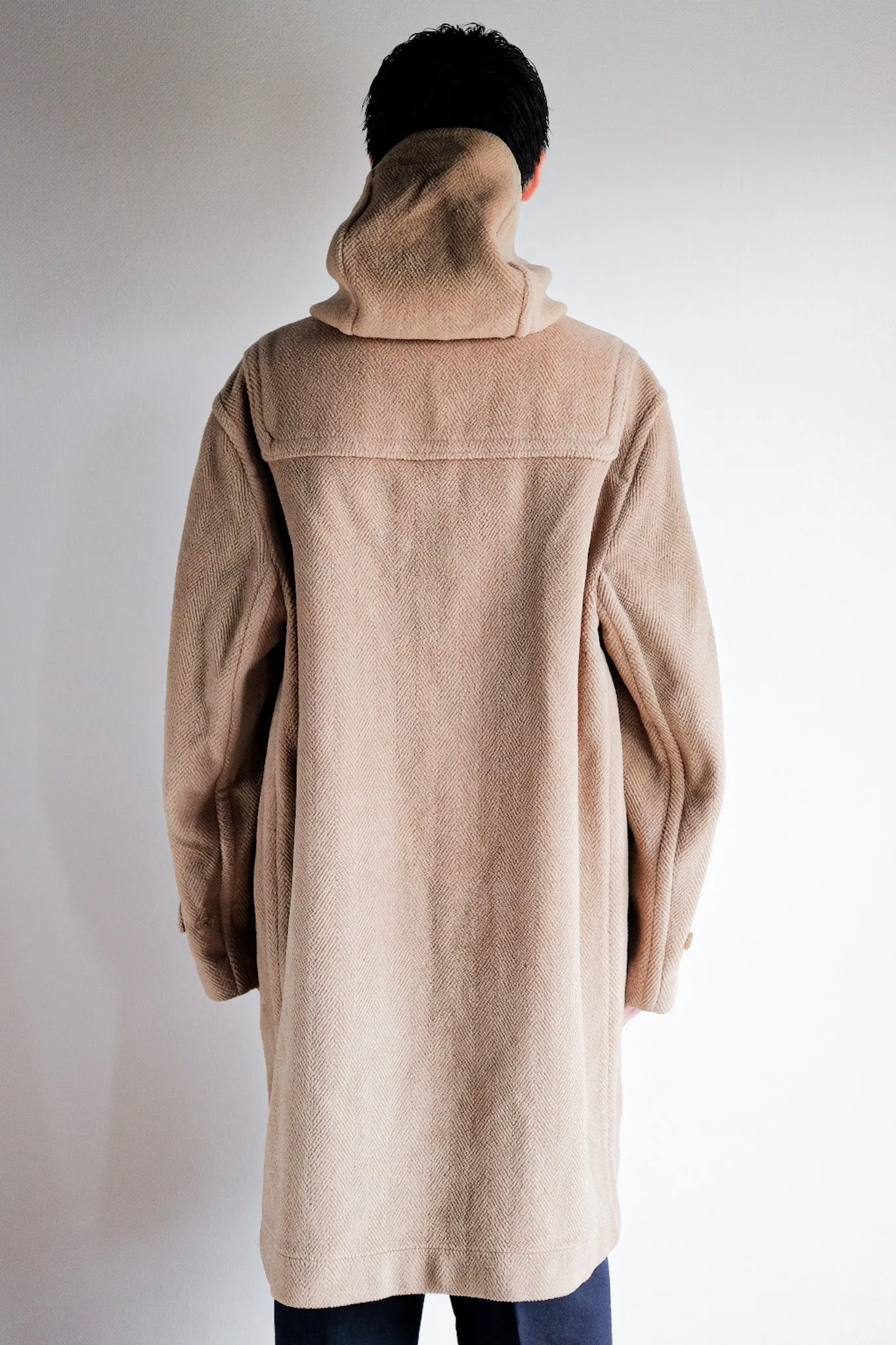 【~80's】Old England Wool Duffle Coat Made by INVERTERE "Moorbrook"