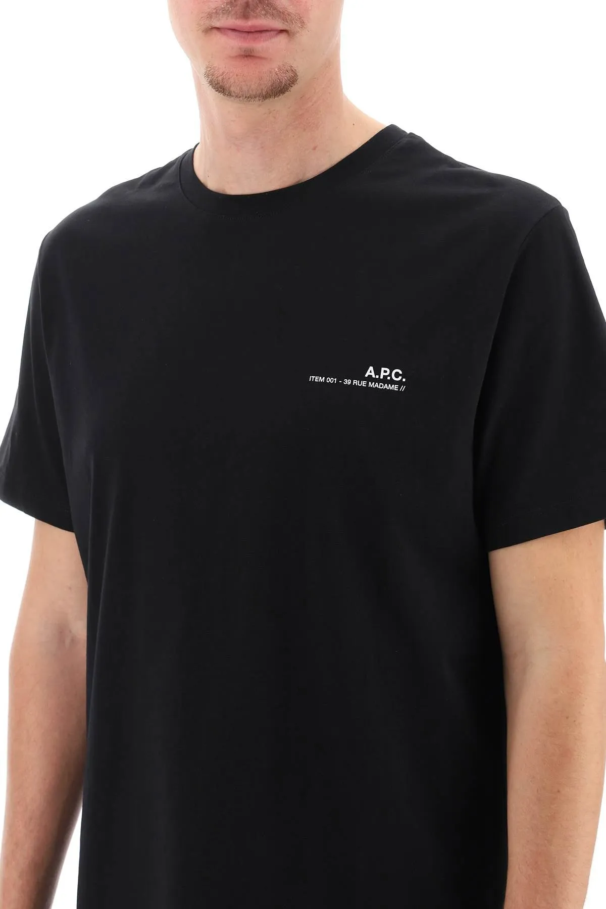 A.p.c. Item T-Shirt With Logo Print (Size - L)