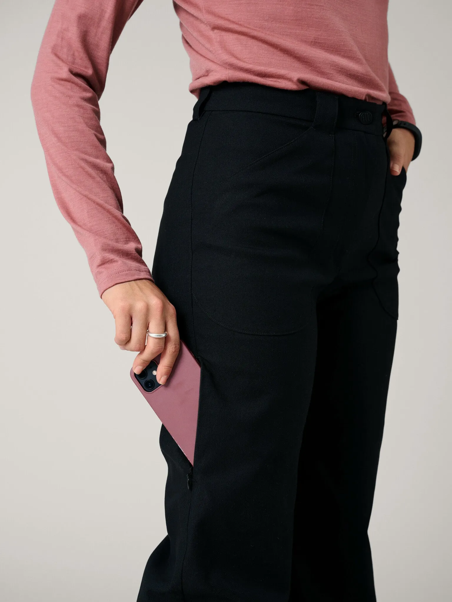 Astrid Outdoor Pants with Lengths Black