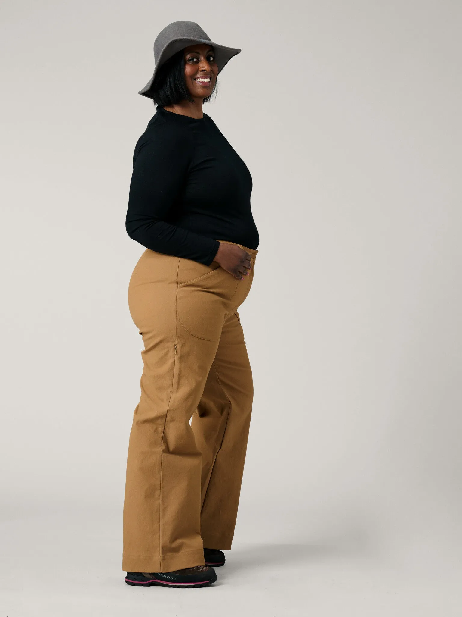 Astrid Outdoor Pants with Lengths Camel