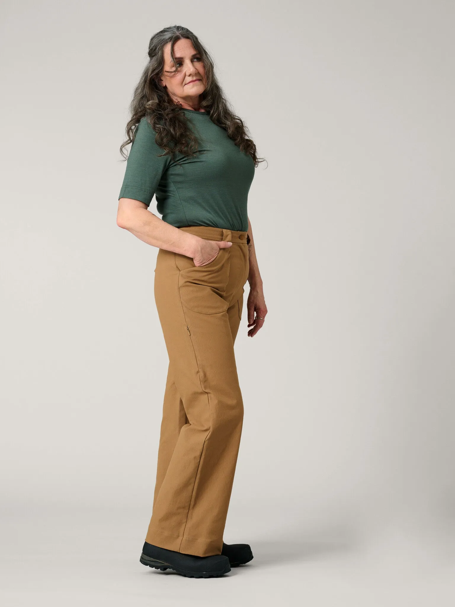 Astrid Outdoor Pants with Lengths Camel