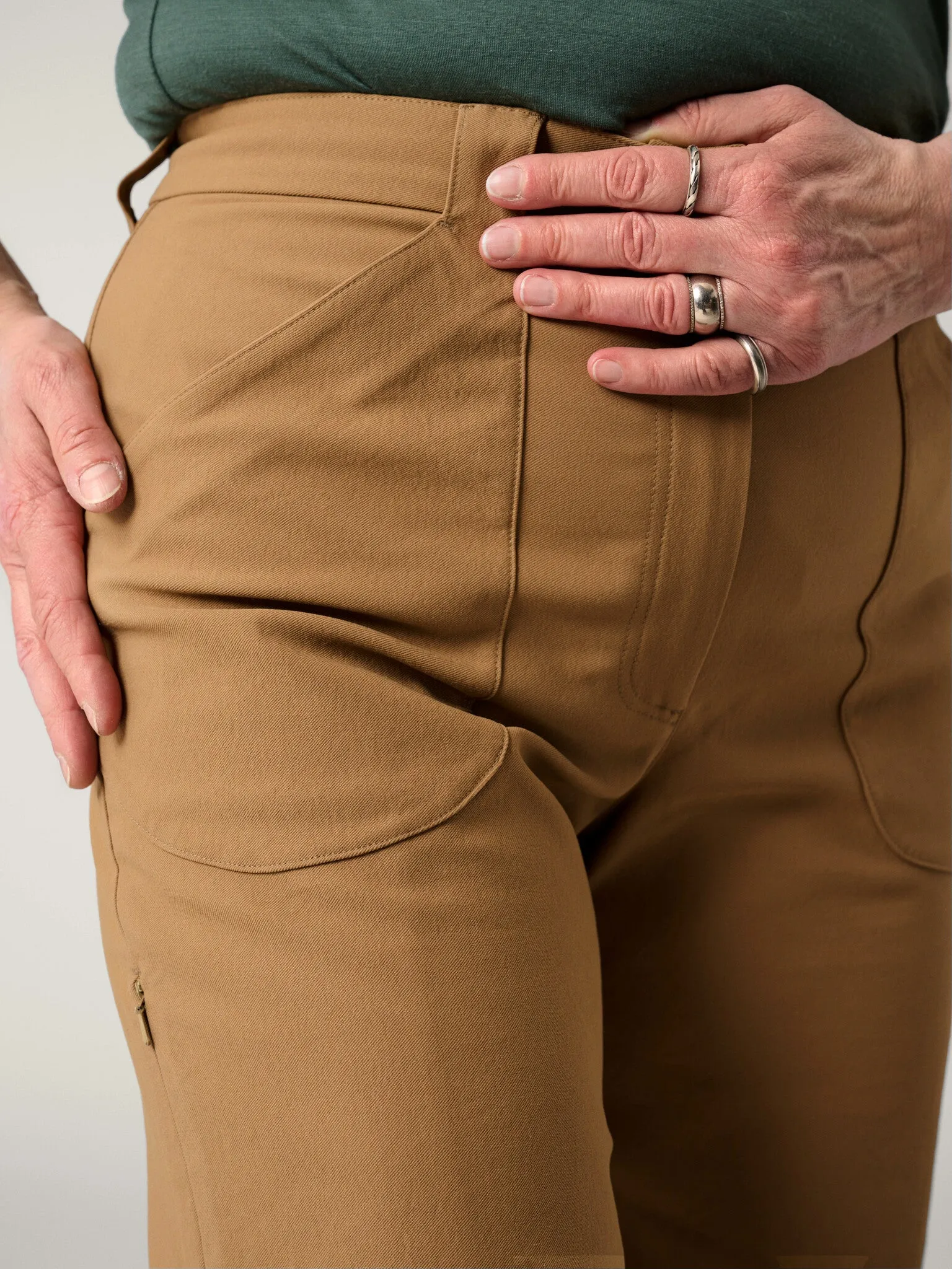 Astrid Outdoor Pants with Lengths Camel