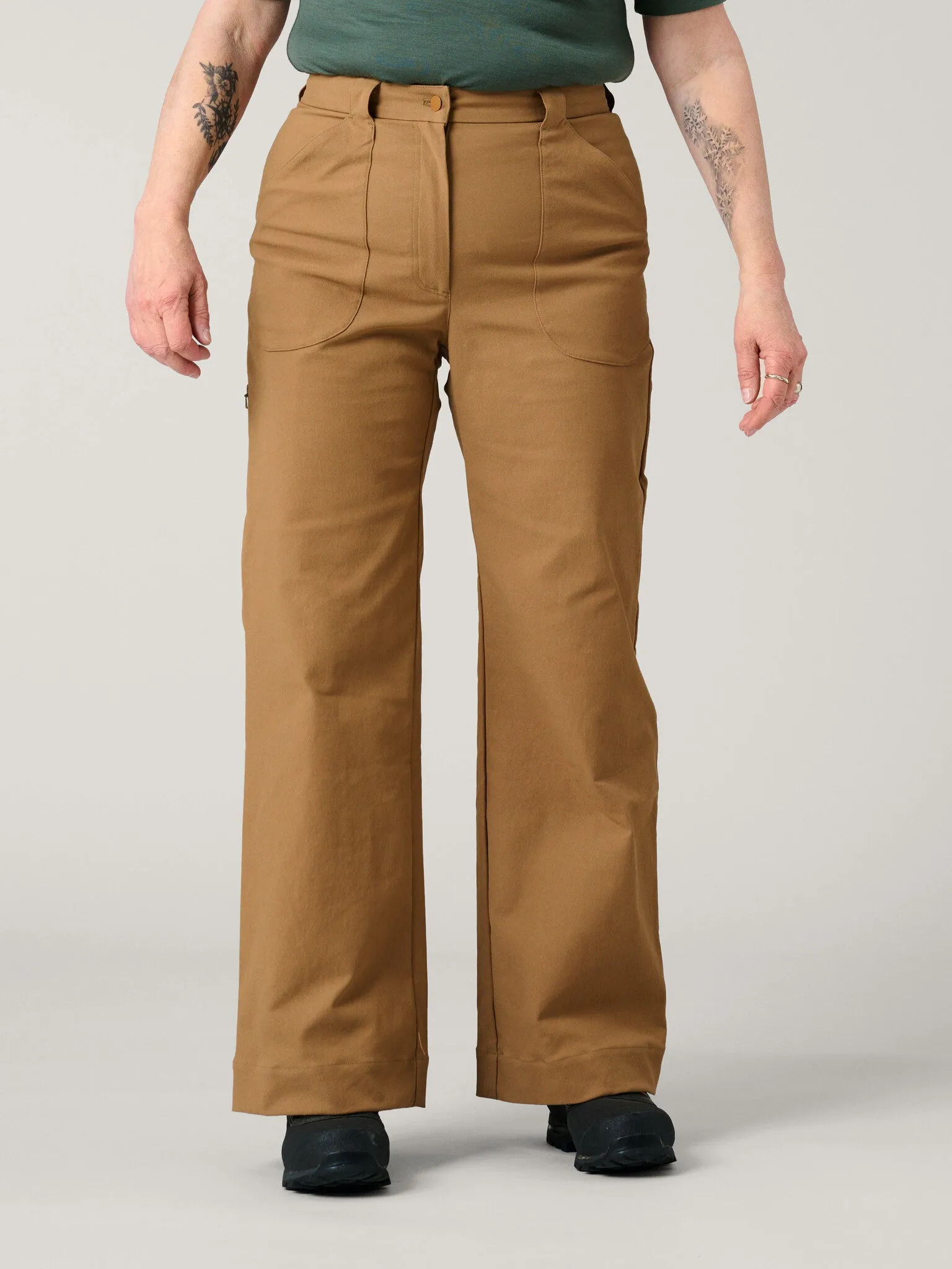 Astrid Outdoor Pants with Lengths Camel