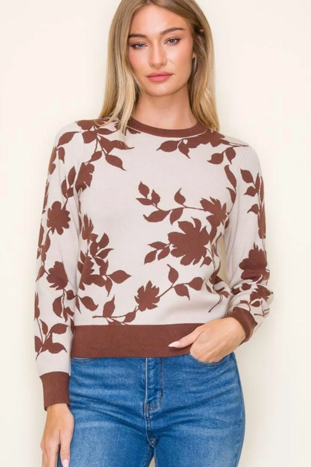 Autumn Views Floral Pullover - FINAL SALE