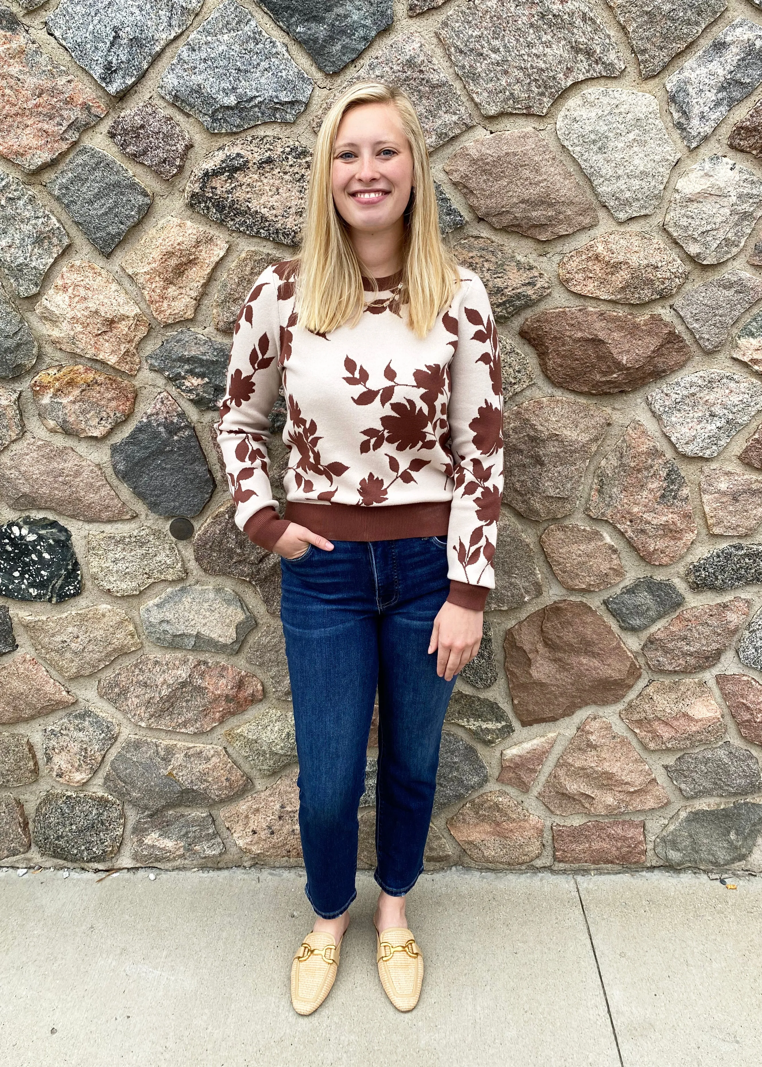 Autumn Views Floral Pullover - FINAL SALE