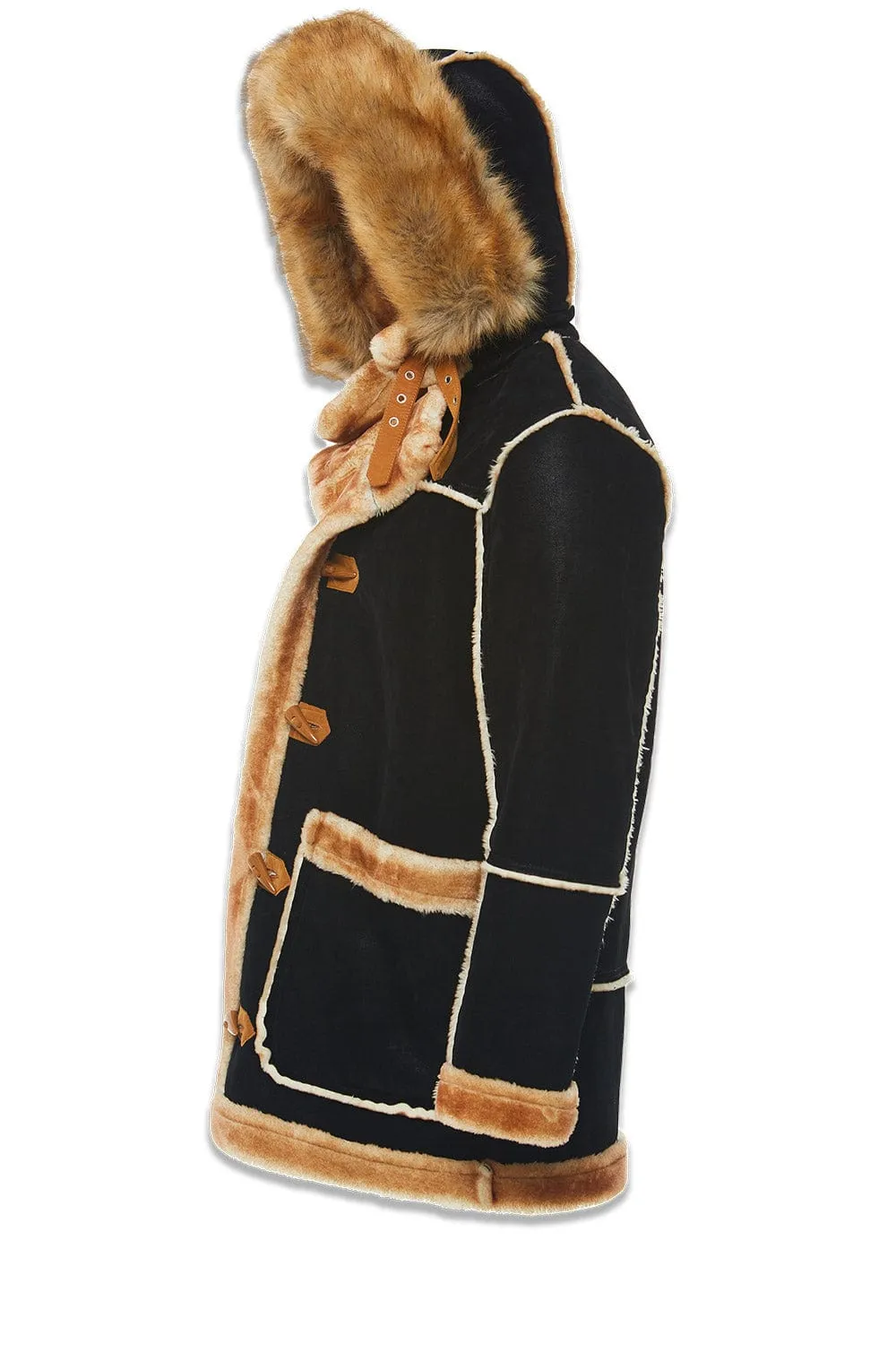 Big Men's Denali Shearling Jacket (Black Coffee)
