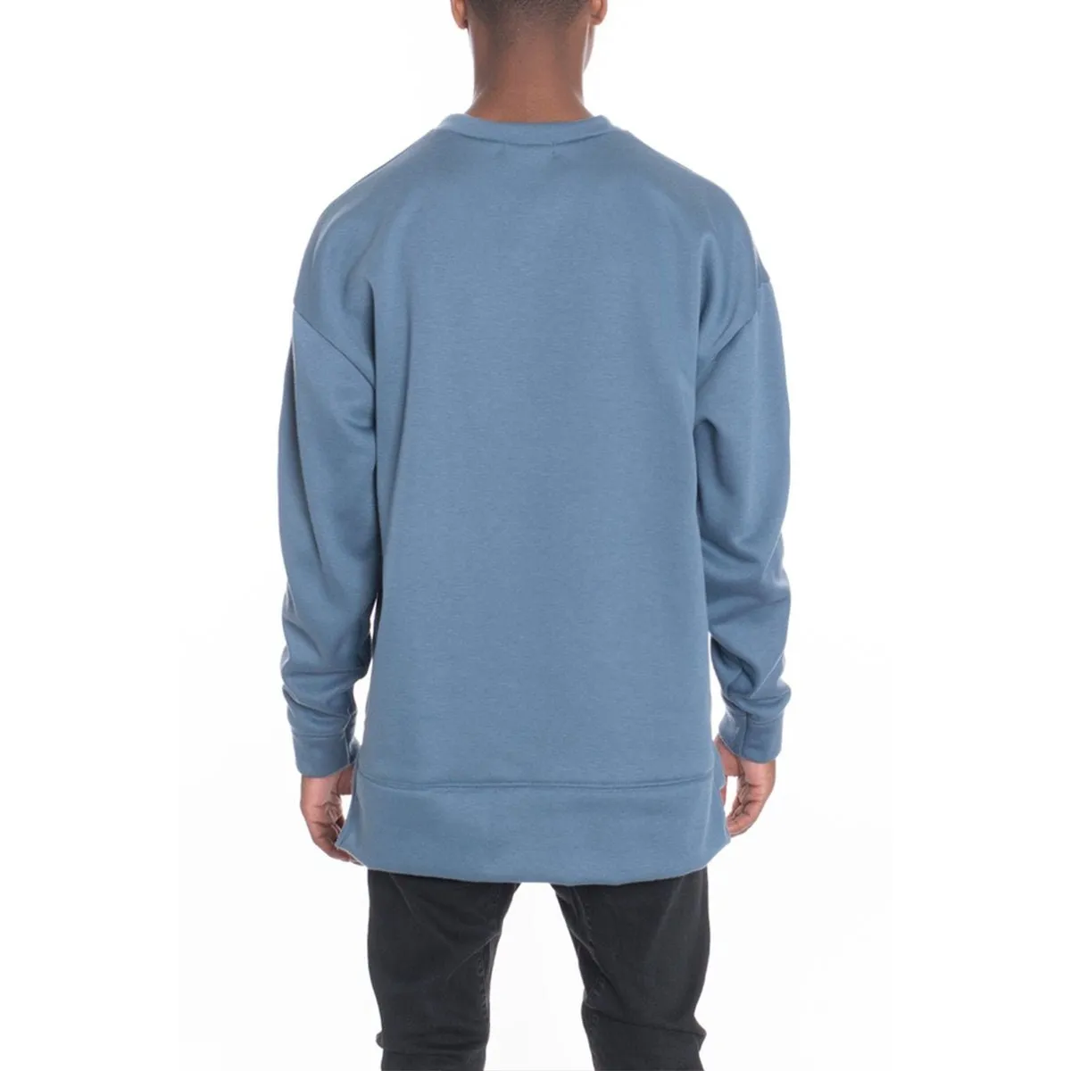 Blue Side Panel Pullover