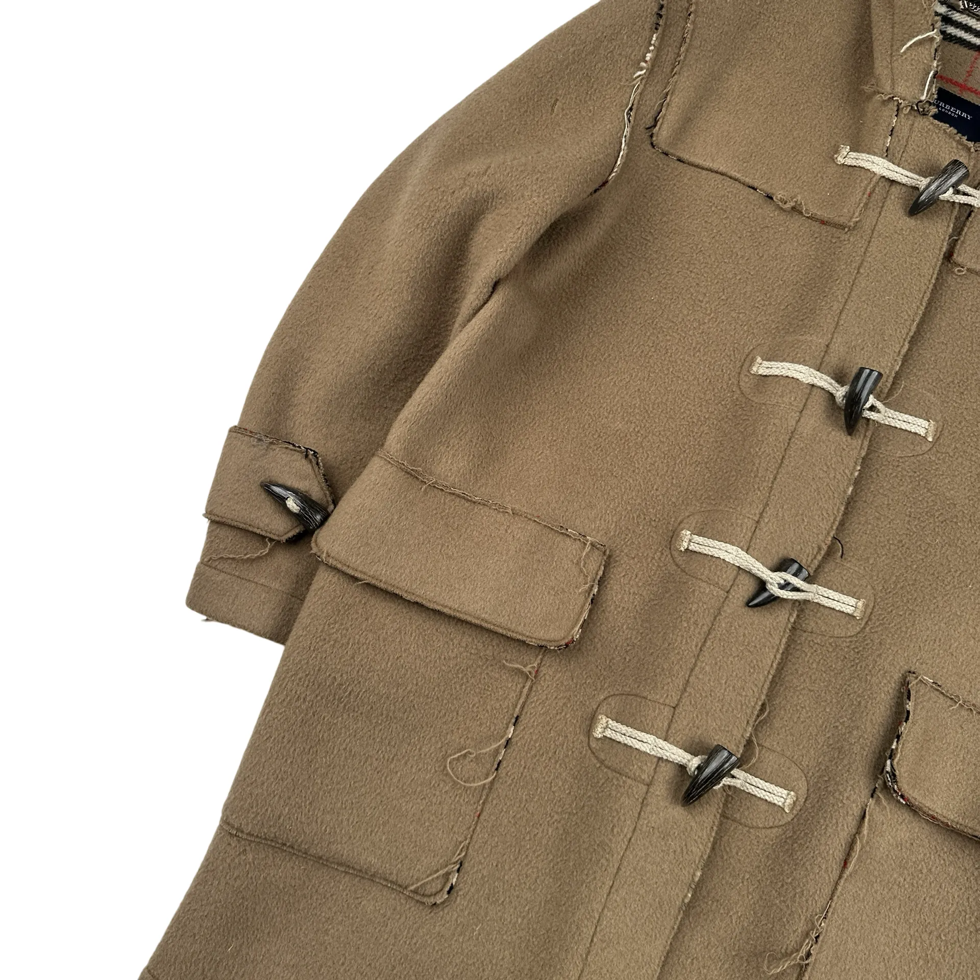 Burberry Lana Wool Duffle Coat - Large