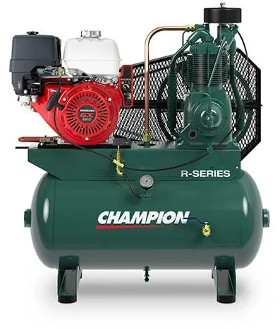 Champion HGR7-3H - 13hp Honda Gas Engine Air Compressor, 30 Gallon Air Receiver, 23.2 CFM @ 175 PSI