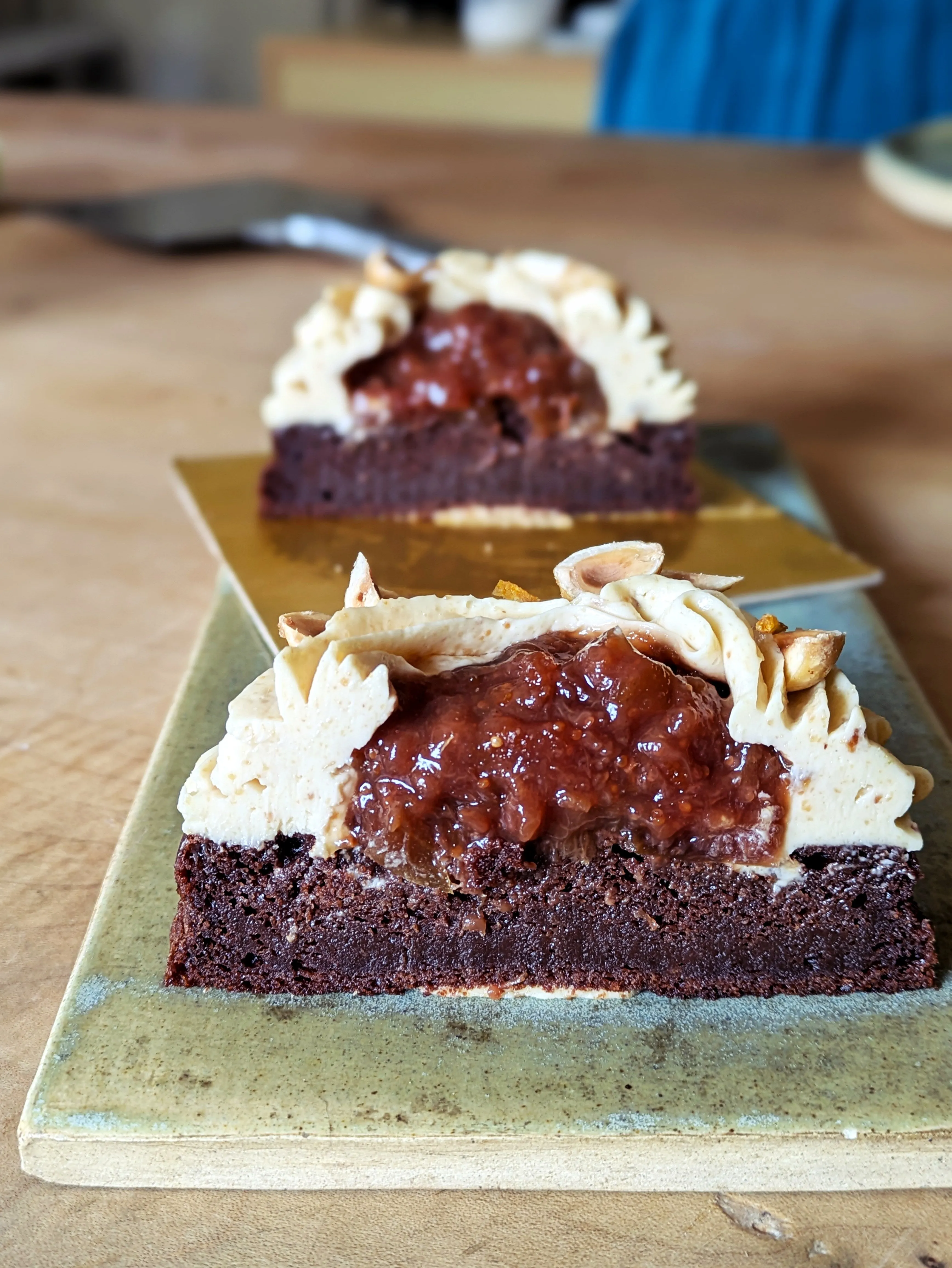 Chocolate Fig Orange & Hazel Cream Cake