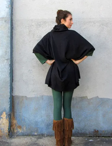 Chunky Cowl Tunic Kaftan