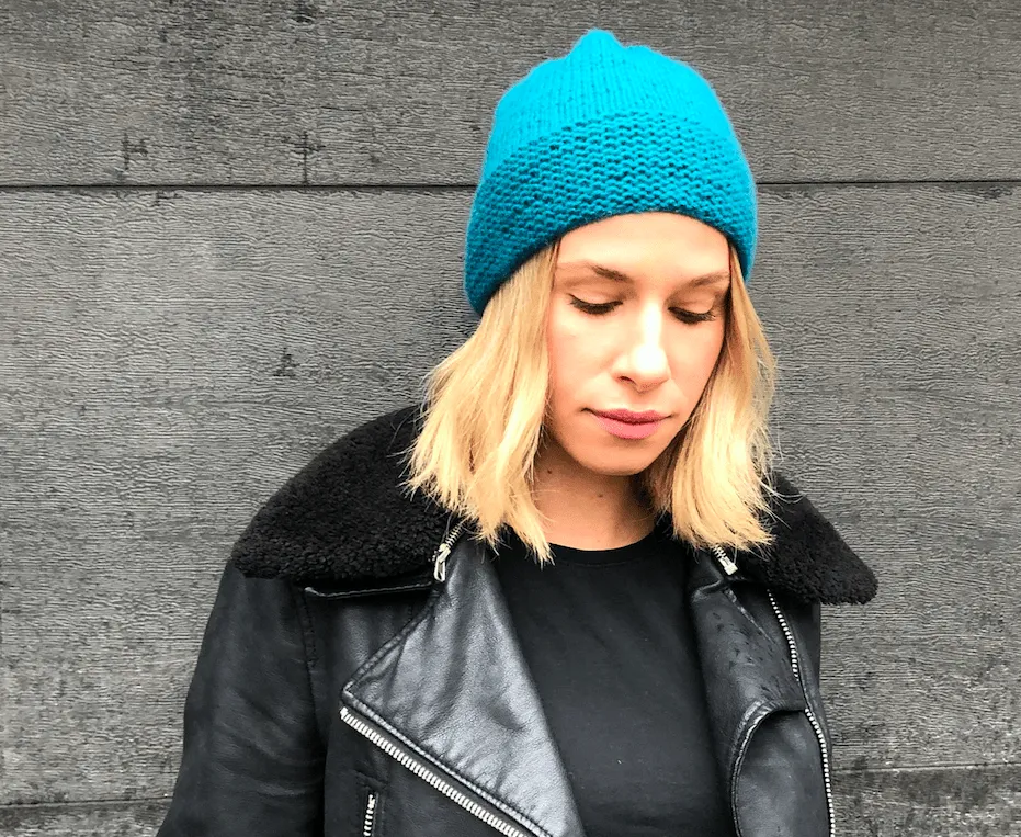 City Cap Hat Pattern by Clinton Hill Cashmere