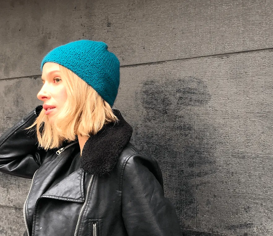 City Cap Hat Pattern by Clinton Hill Cashmere