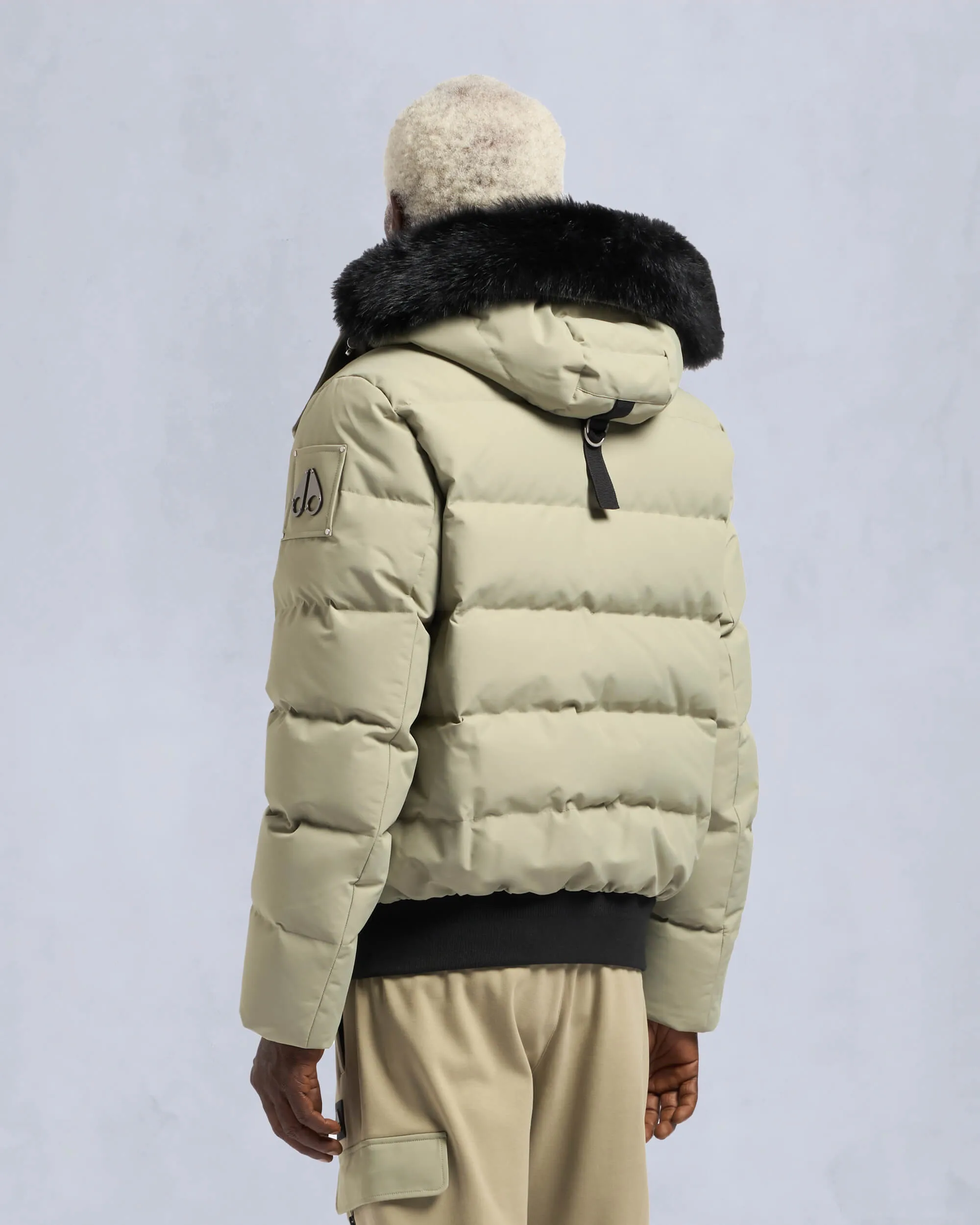 CLOUD SHEARLING BOMBER JACKET