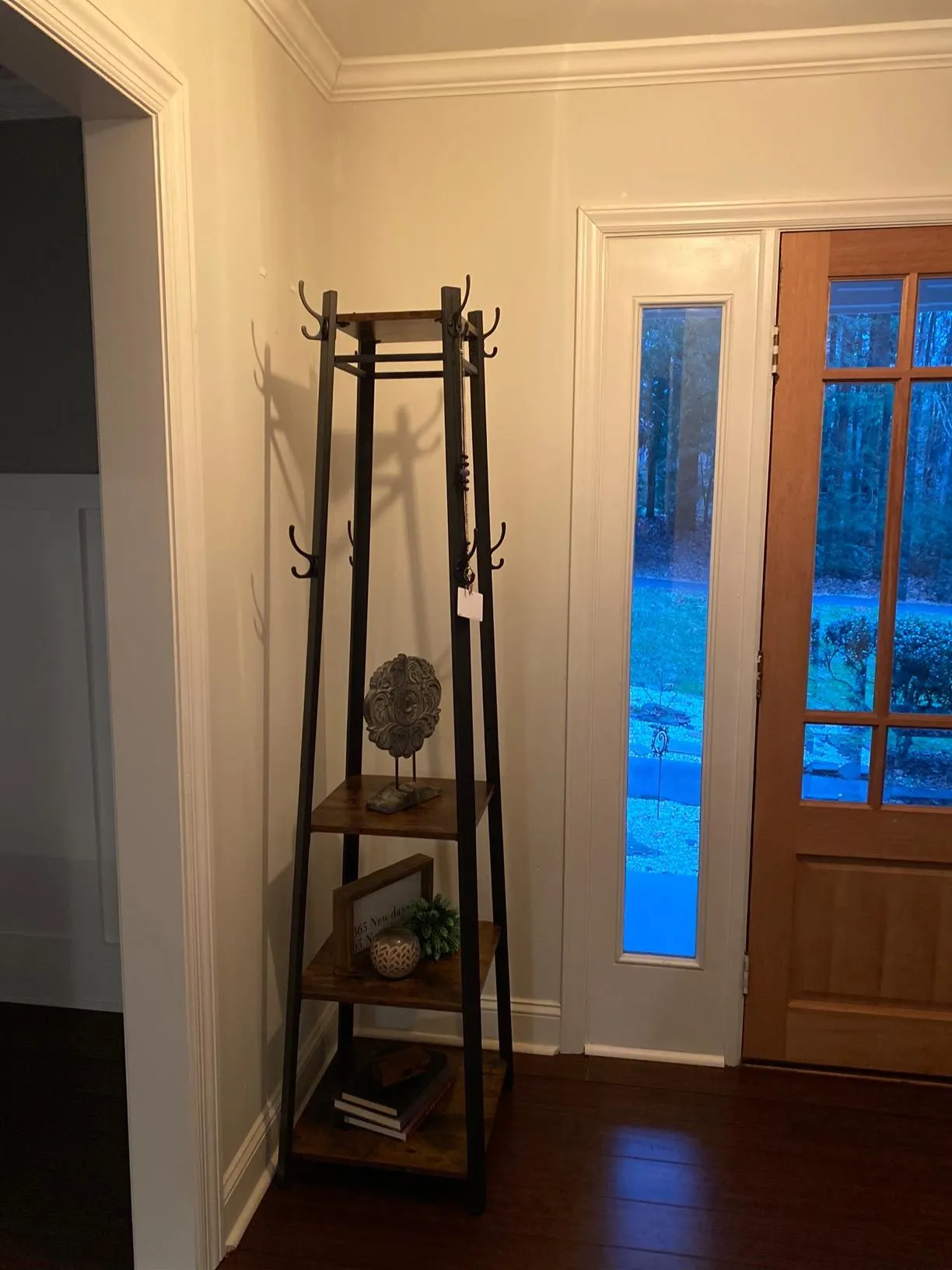 Coat Rack |Hall Trees | Coat Stand with 3 Shelves