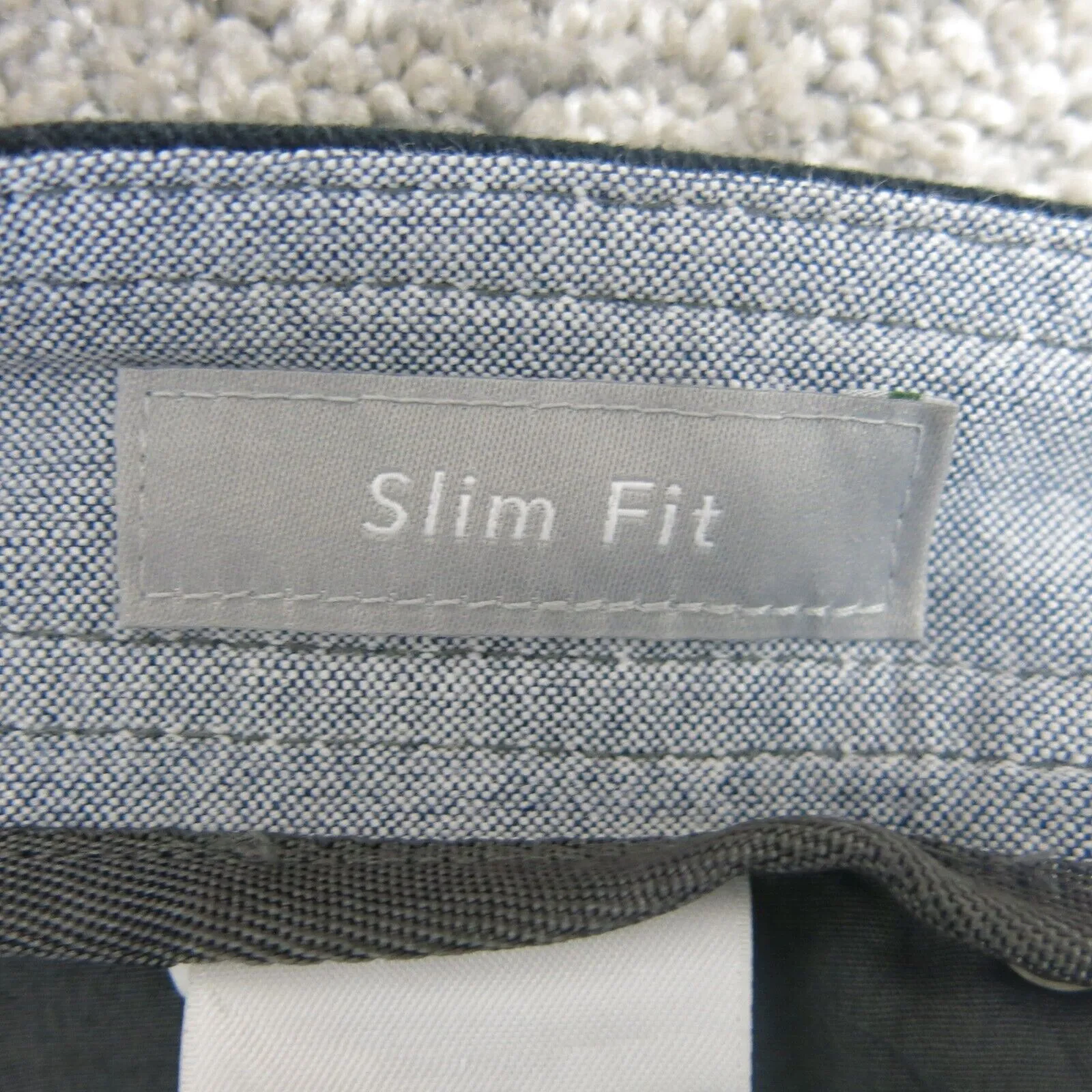 Columbia Mens Jean Straight Leg 100% Cotton Mid Rise Slim Fit Black Size W32XL30
