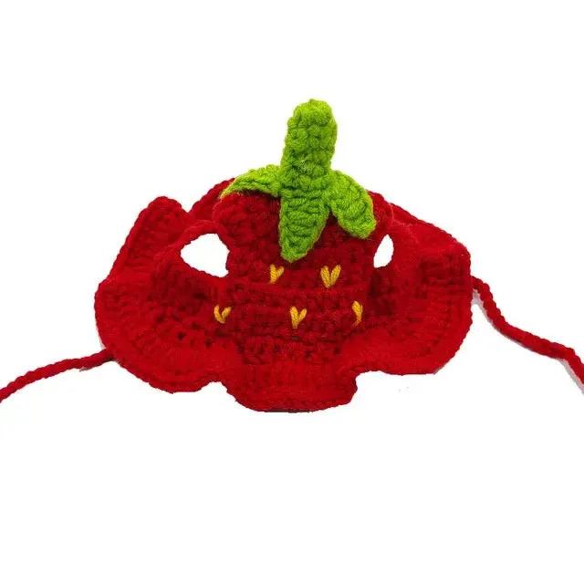 Cute Refined Woven Pet Hat