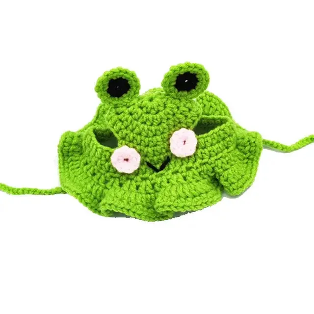 Cute Refined Woven Pet Hat