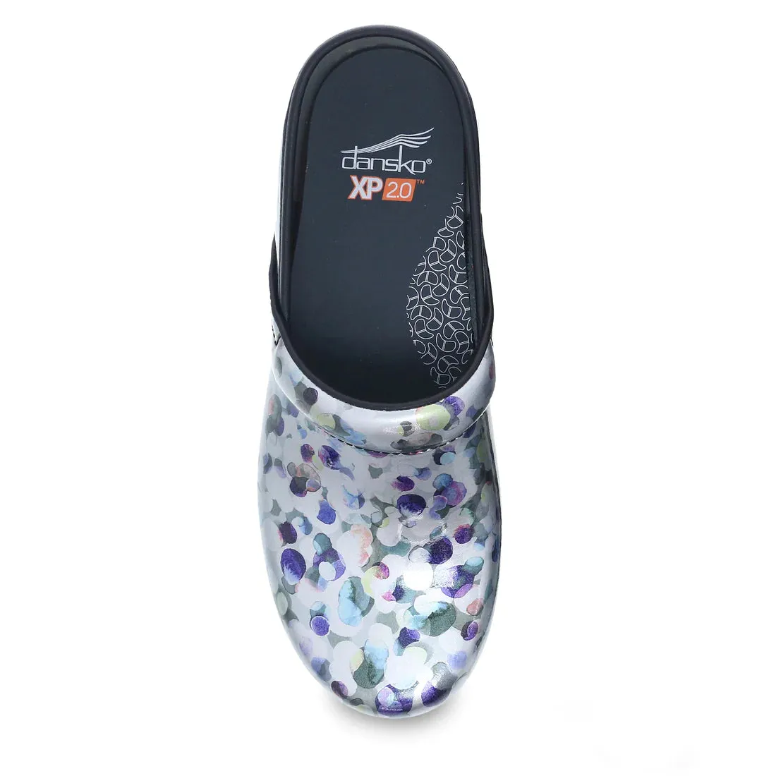 Dansko Women's XP 2.0 Patent Multi Dot Clog