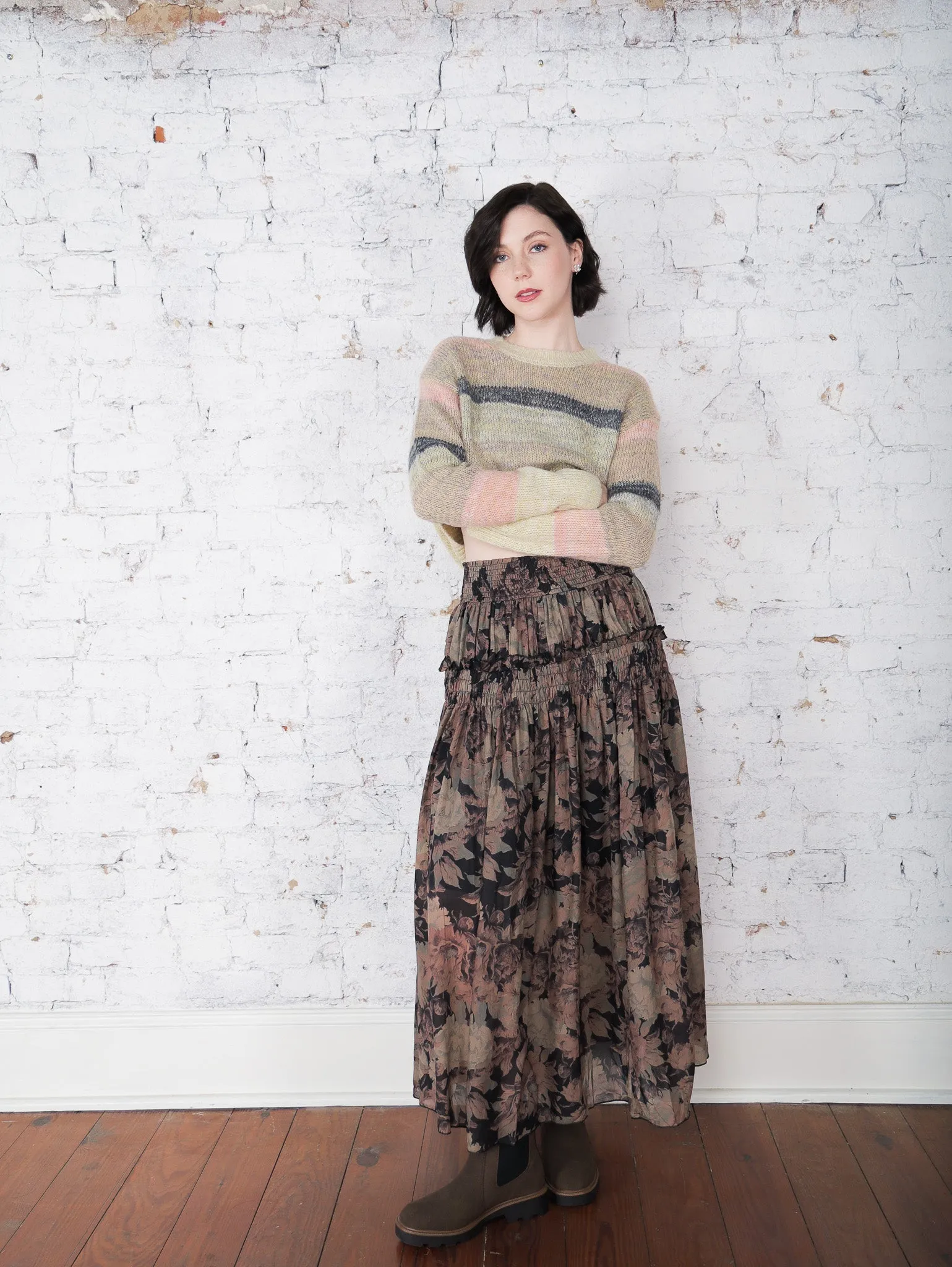 Delaney Floral Maxi Skirt