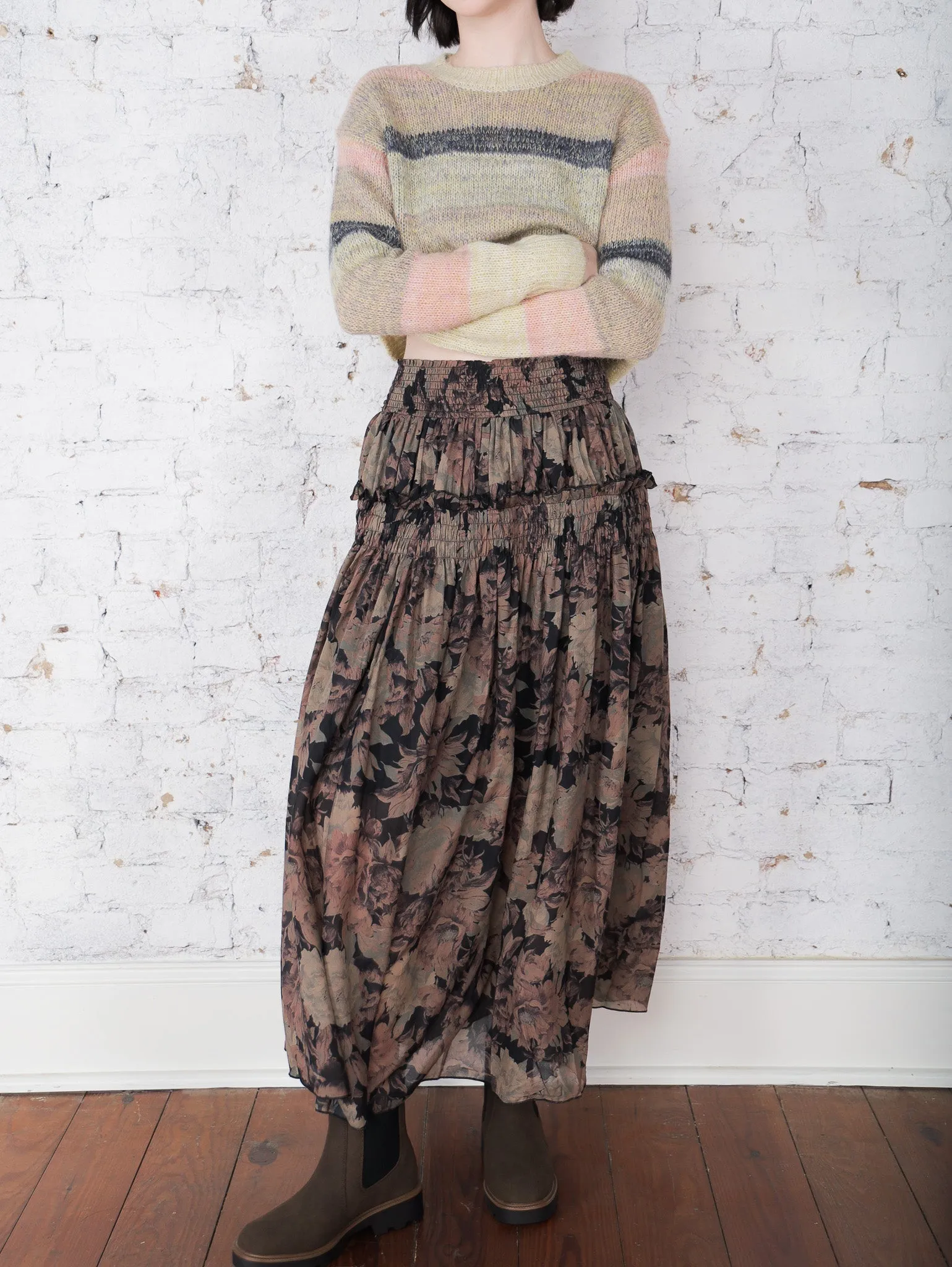 Delaney Floral Maxi Skirt