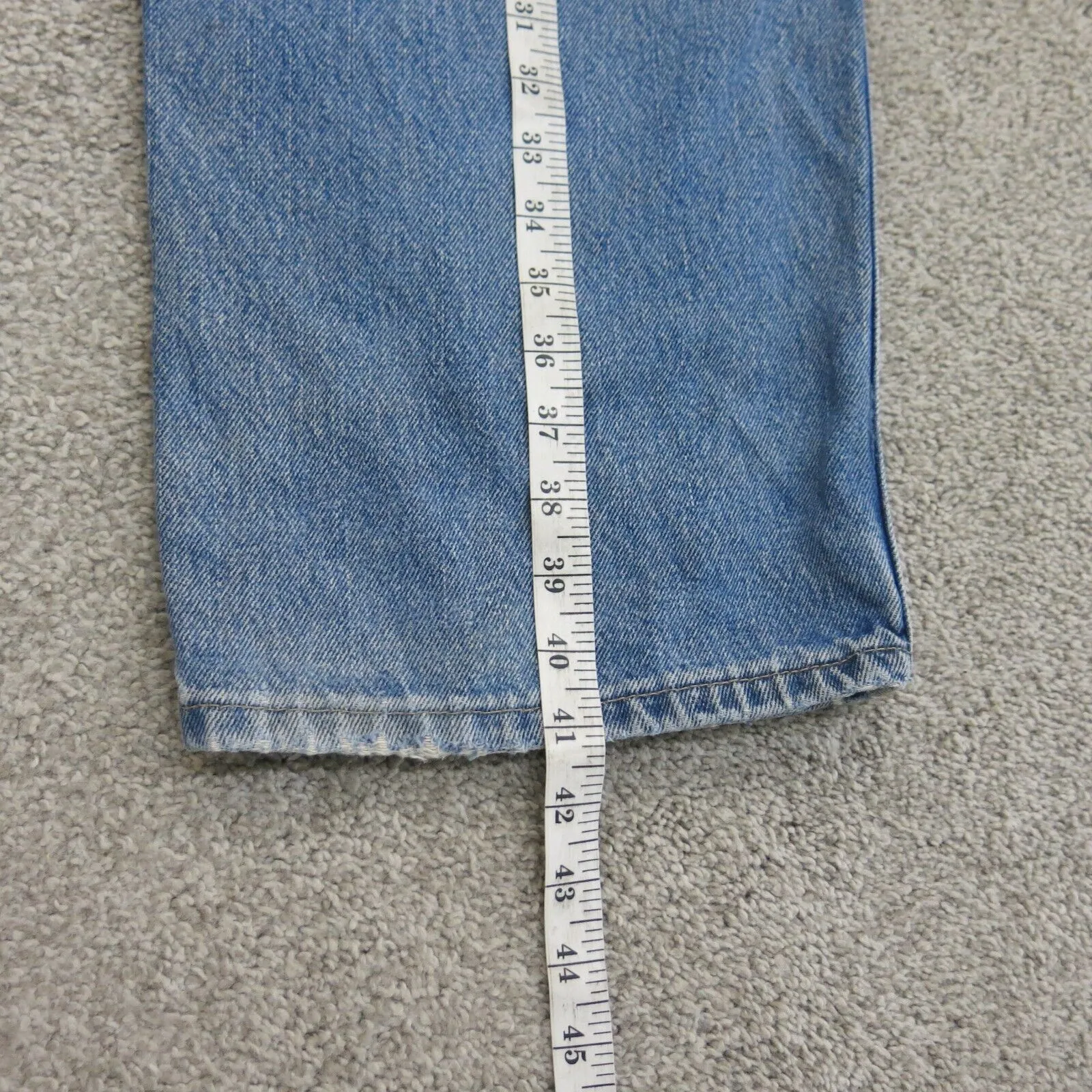 Dickies Jeans Mens 42X30 Blue Denim Straight Pants Work Wear 100% Cotton Casual