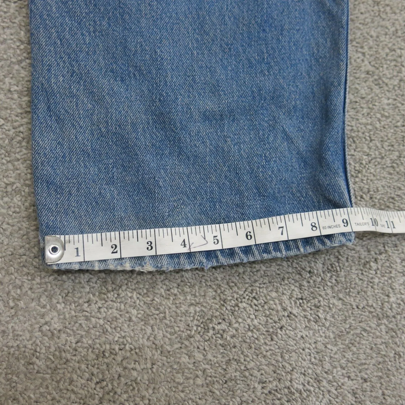 Dickies Jeans Mens 42X30 Blue Denim Straight Pants Work Wear 100% Cotton Casual