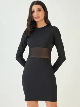 Elegant Black Bodycon Dress