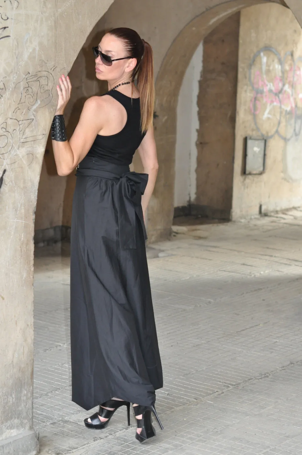 FANTASY Cotton Long Wide Skirt