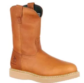 Georgia Men's Leather Steel Toe Chemical/Abrasion Resistant Pull-On Work Boot G5353
