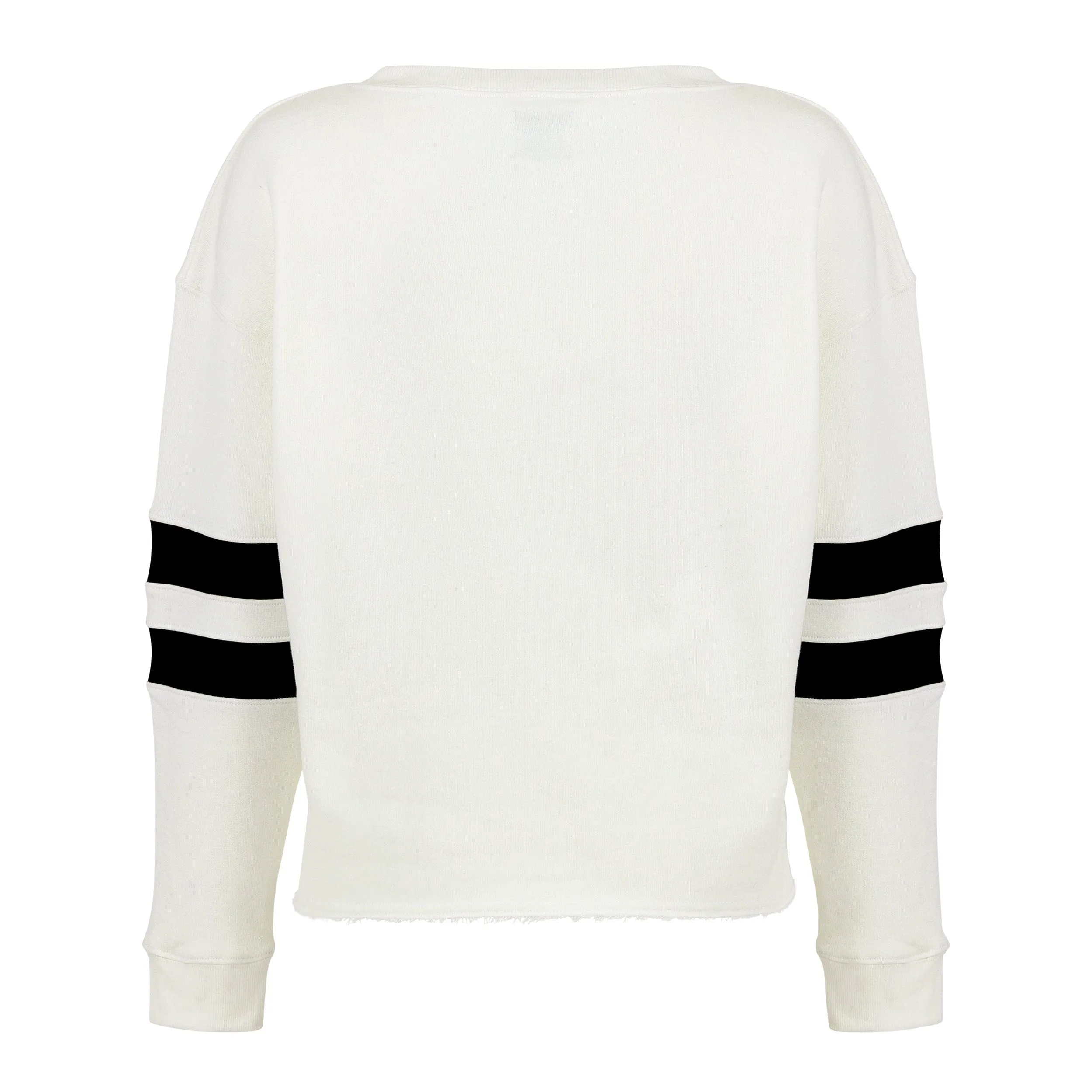 Gilda Organic Cotton Varsity Sweatshirt - White