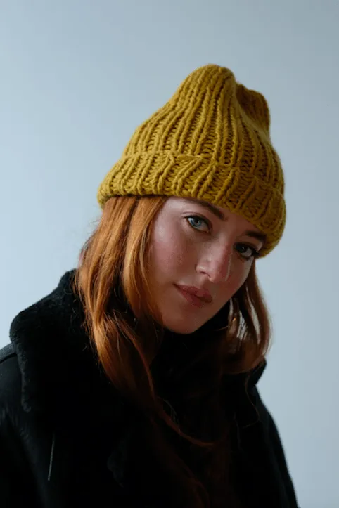 Gold Street Hat Pattern by Clinton Hill Cashmere
