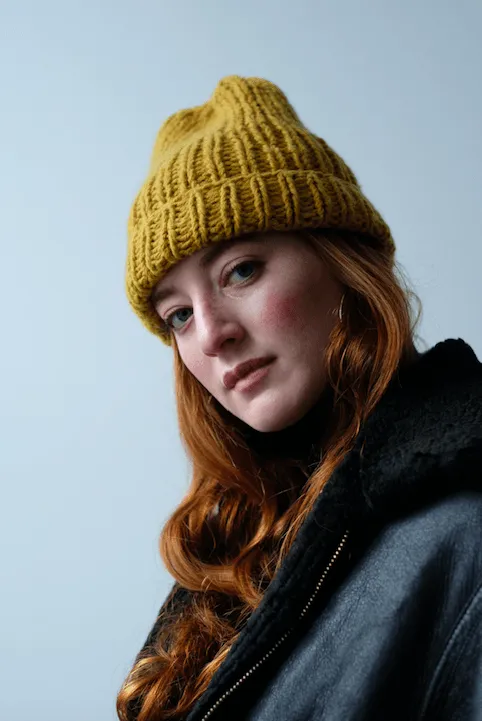 Gold Street Hat Pattern by Clinton Hill Cashmere