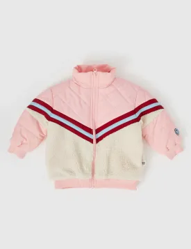 goldie   ace kobe shearling jacket - tulip pink