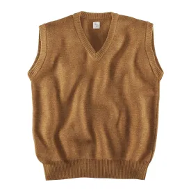 Hen's Teeth Pullunder Knitwear Vest Mustard