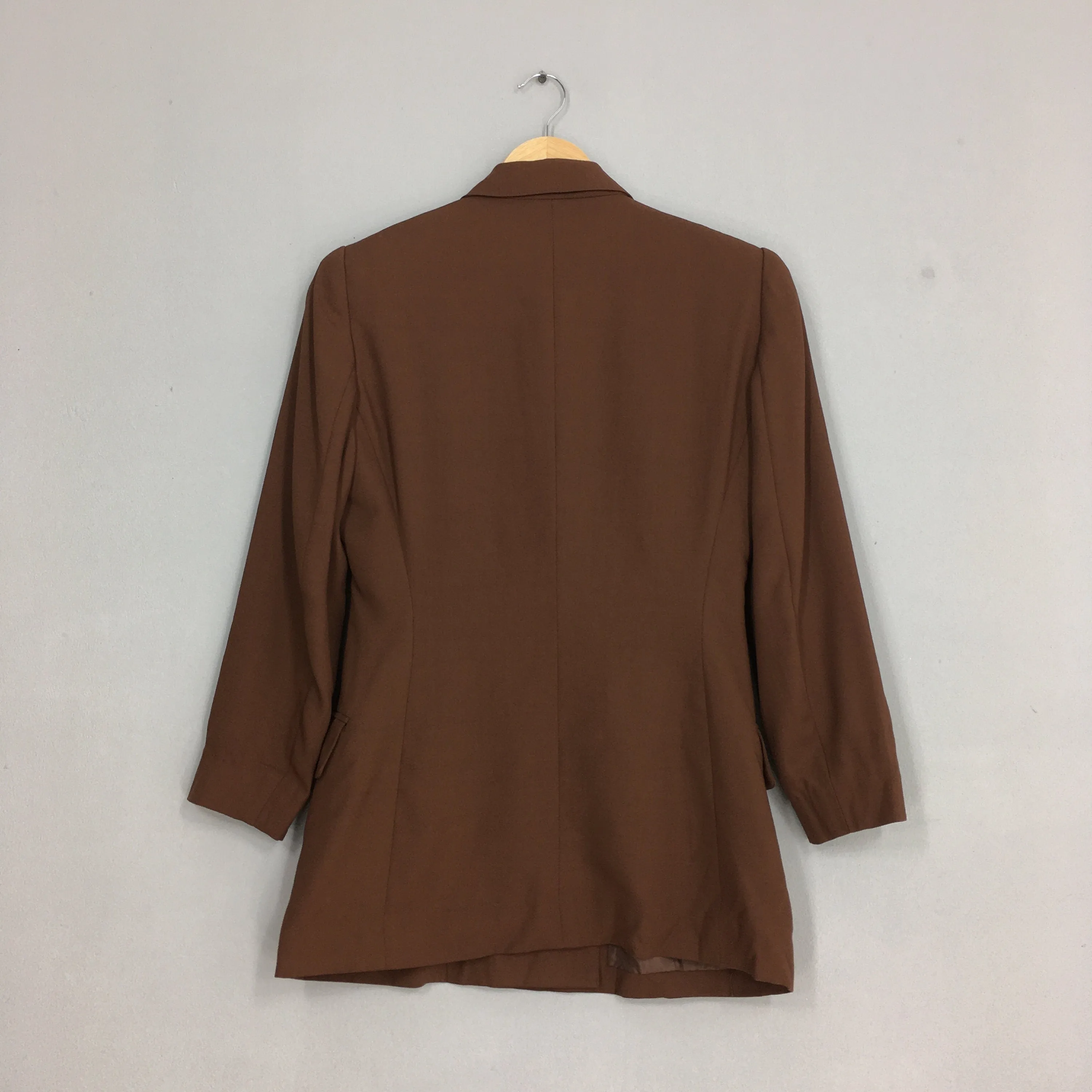 Junior Gaultier Brown Casual Blazer Women Jacket Small