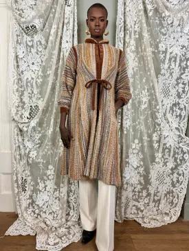 Kay Cosserat, 80s knit coat