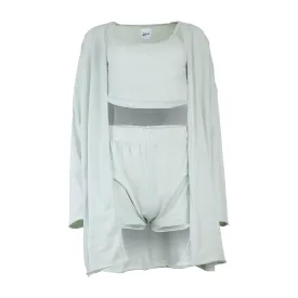 Kora Cotton 3-Piece Lounge Set - Sage