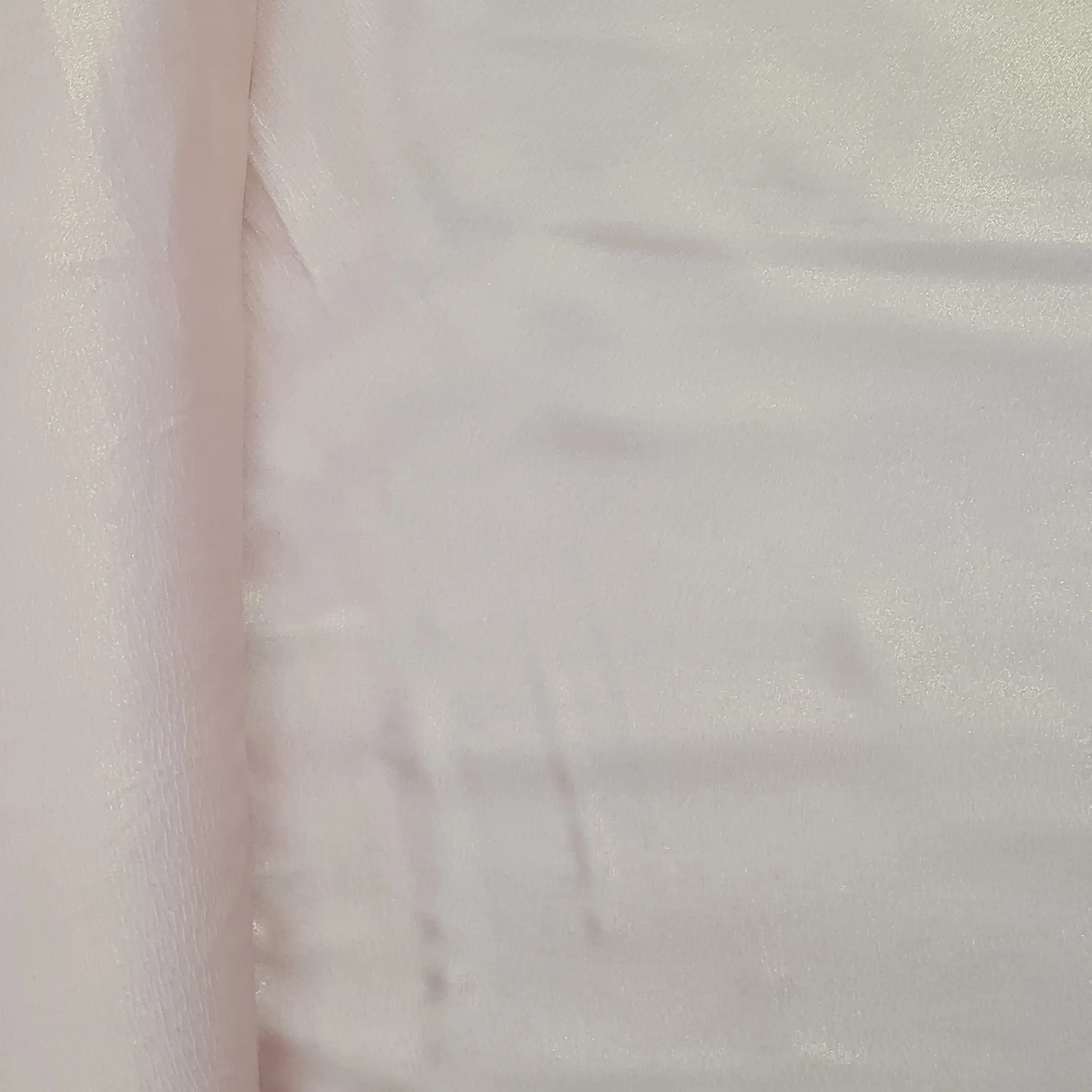 Lavender Pink Solid Gold Shimmer georgette Satin