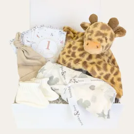 Little Giraffe Snuggle Baby Shower Gifts Box