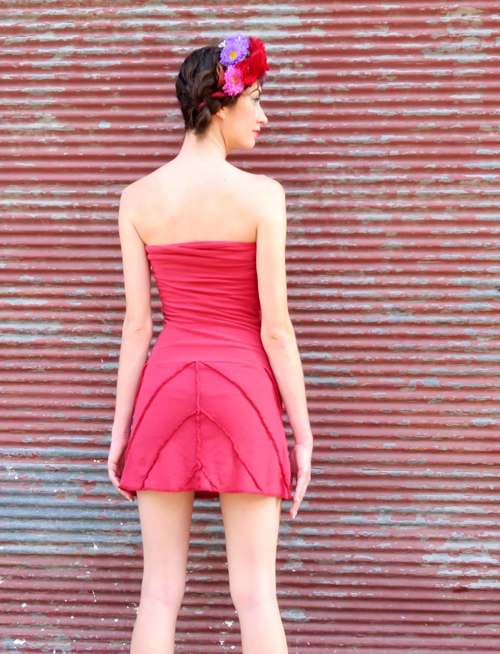 Love Me 2 Times Flora Simplicity Mini Dress
