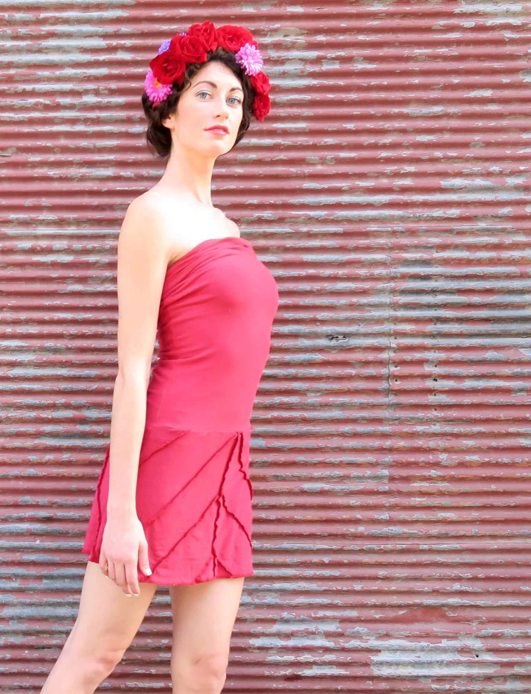 Love Me 2 Times Flora Simplicity Mini Dress