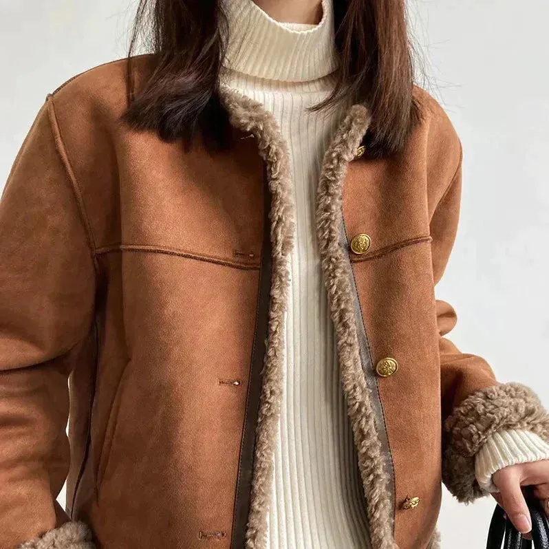 Lyuba | Luxury suede jacket
